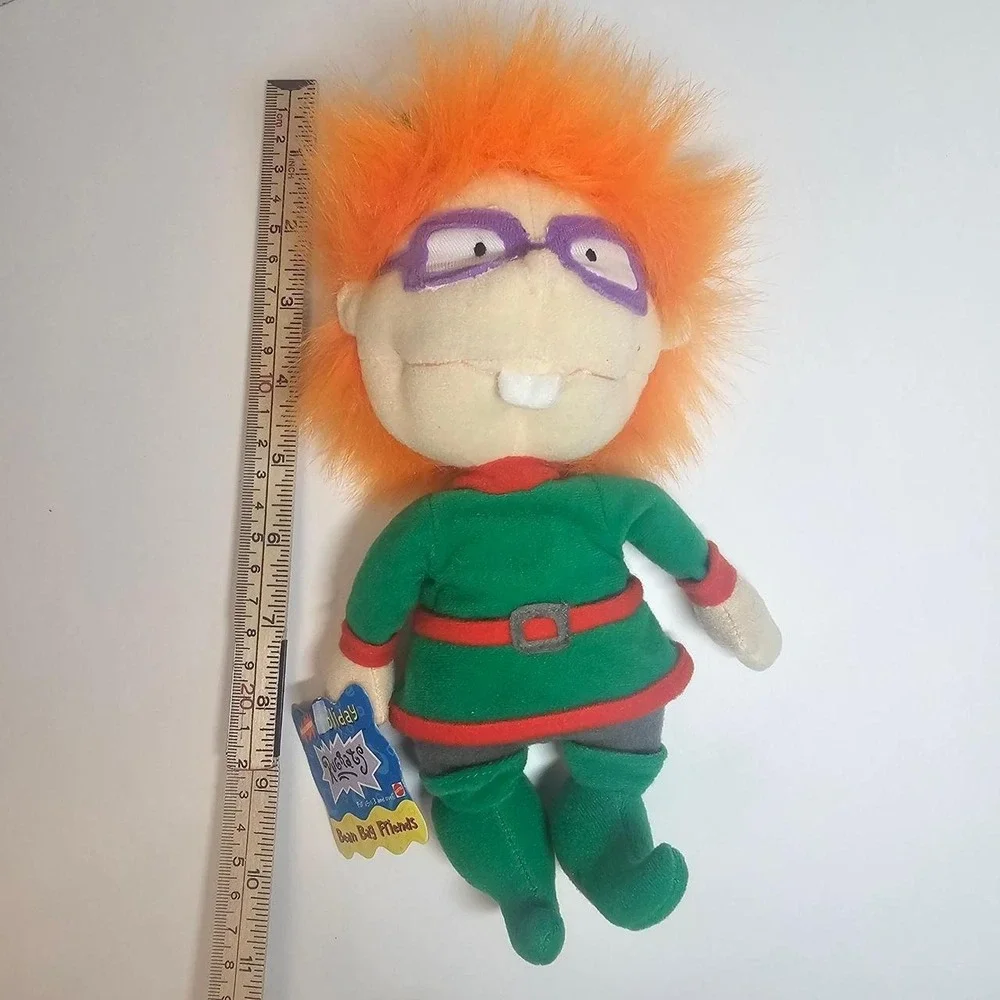 Vintage 90s Rugrats Holiday Bean Bag Plush. Chucky‎